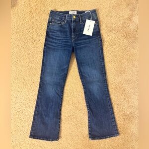 FRAME Jeans Size 27 NWT Crop Mini Boot